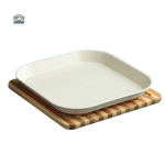 Assiette écologique pour repas en extérieur
