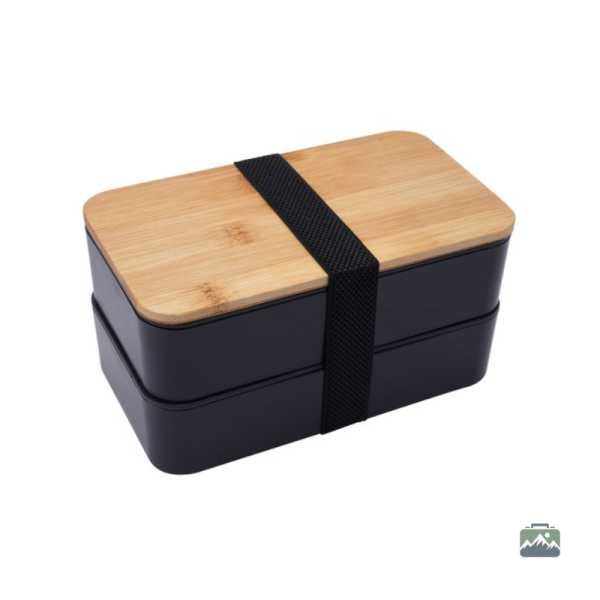 Bento écologique à deux niveaux pour vos repas nomades