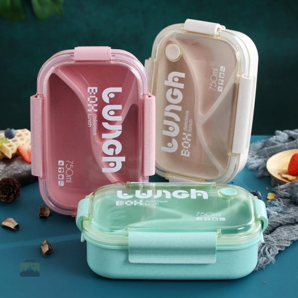 Contenant repas vert, parfait pour les déjeuners nomades