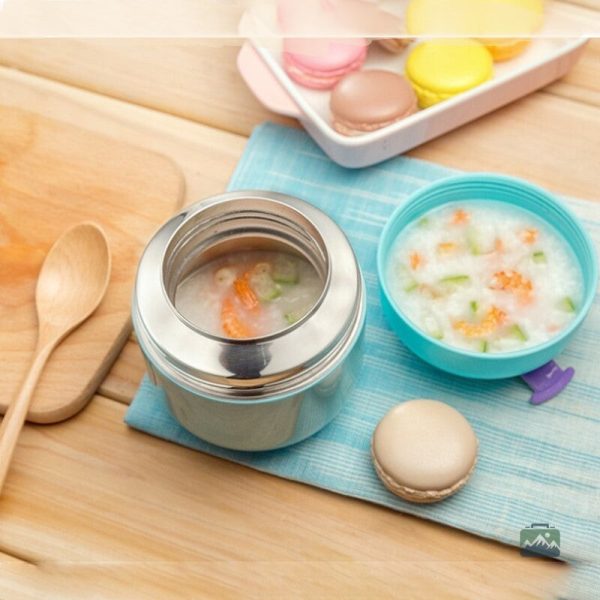 Récipient repas isotherme bleu pour une utilisation quotidienne