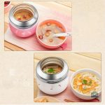 Boîte repas chaude, design jaune, facile à transporter