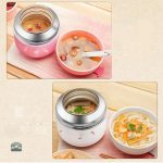 Lunch Box rose, pratique pour transporter des plats chauds