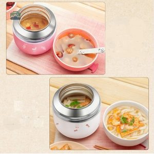Lunch box rouge pour repas à emporter