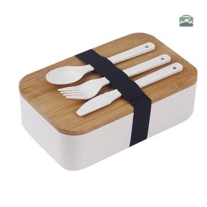 Bento Japonais Blanc élégant pour le repas