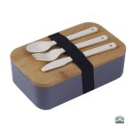 Bento Japonais Gris élégant et pratique pour les repas