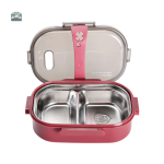 Bento Japonais Inox Rouge