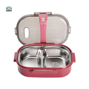 Bento Japonais Inox Rouge