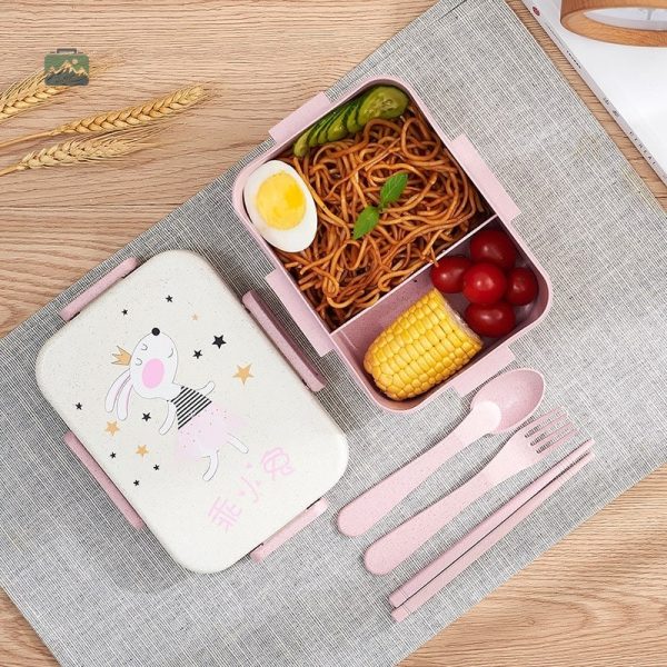 Lunch box japonaise rose adorable