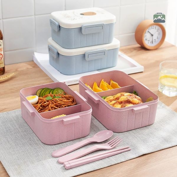 Boîte à déjeuner lapin rose kawaii