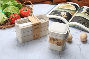 Contenant pour soupe en couleur blanche