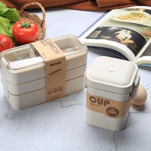 Contenant pour soupe en couleur blanche