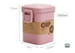 Boîte pratique 600 ml pour repas au micro-ondes