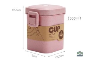 Boîte pratique 600 ml pour repas au micro-ondes