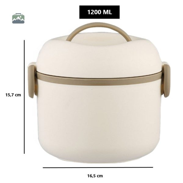 Bento en inox pour déjeuner équilibré
