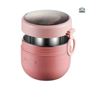 Boîte Bento Isotherme Rose
