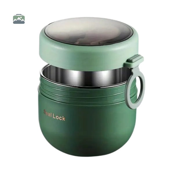 boite-bento-isotherme-verte-1 Boîte Bento Isotherme Verte pour repas chauds
