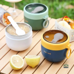 Boîte Repas chaude isotherme verte, idéale pour vos déjeuners