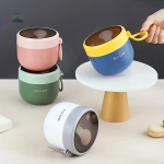 Bento vert isotherme, parfait pour conserver la chaleur des aliments