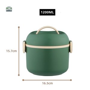 Lunch Box Inox Vert Pratique
