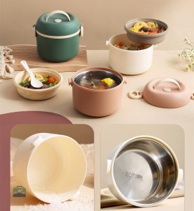 Contenant Bento Durable Vert