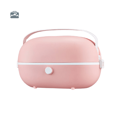 boite-chauffante-rose-1 Boîte chauffante rose pour repas à emporter