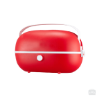 Boîte chauffante rouge pour repas à emporter