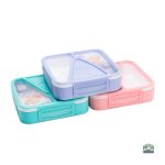 Boîte à déjeuner colorée pour les repas scolaires