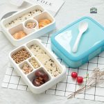 Lunch box enfant bleue, idéale pour les pique-niques