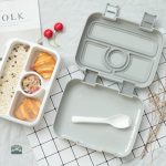 Accessoire déjeuner scolaire gris