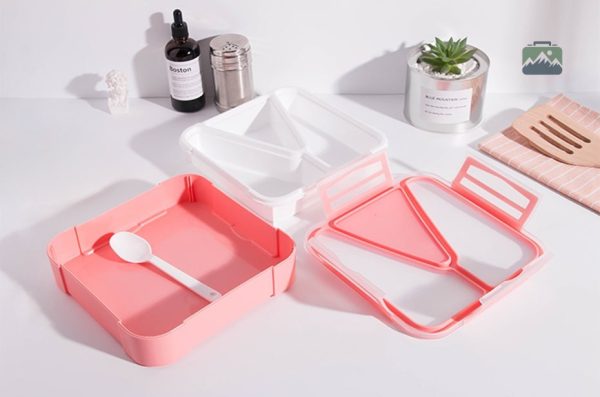 Boîte repas rose pour les petits