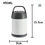 Récipient isotherme bleu pour conserver la chaleur