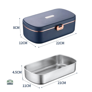 Lunch Box Chauffante couleur bleue