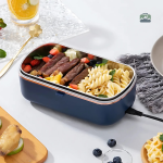 Boîte à repas électrique bleue