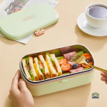 Boîte repas électrique en vert