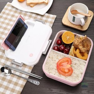Lunch box bleue idéale pour le repas des enfants