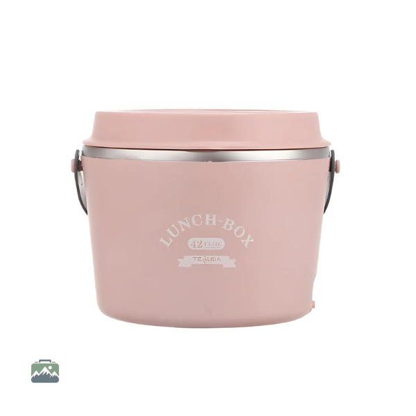 boite-repas-chauffante-rose-1 Boîte à repas chauffante rose pour déjeuner chaud