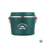 Boîte à Repas Chauffante Verte pour repas chauds