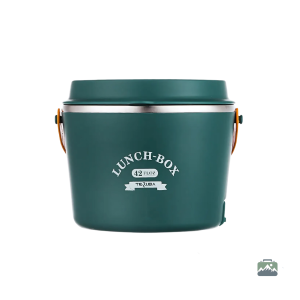 Boîte à Repas Chauffante Verte pour repas chauds