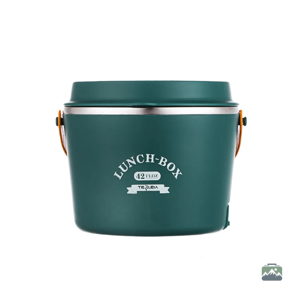 boite-repas-chauffante-verte-1 Boîte à Repas Chauffante Verte pour repas chauds