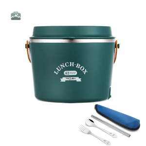 Lunch Box verte, pratique pour les repas sur le pouce