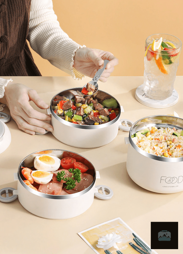 Conteneur alimentaire inox pour une utilisation quotidienne