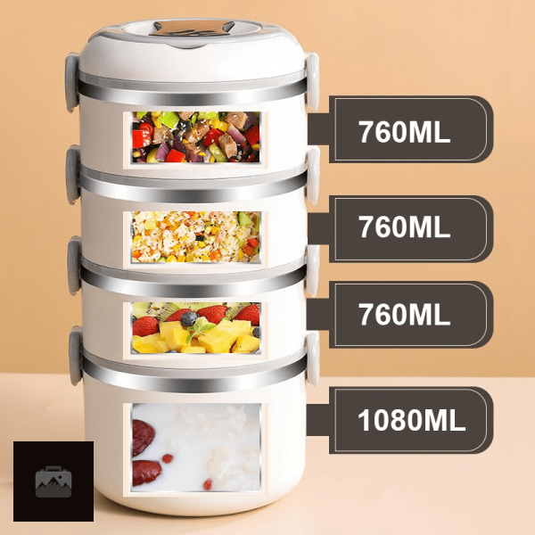 Lunch box inox avec design épuré