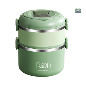 Boite repas inox verte