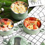 Récipient alimentaire en inox vert