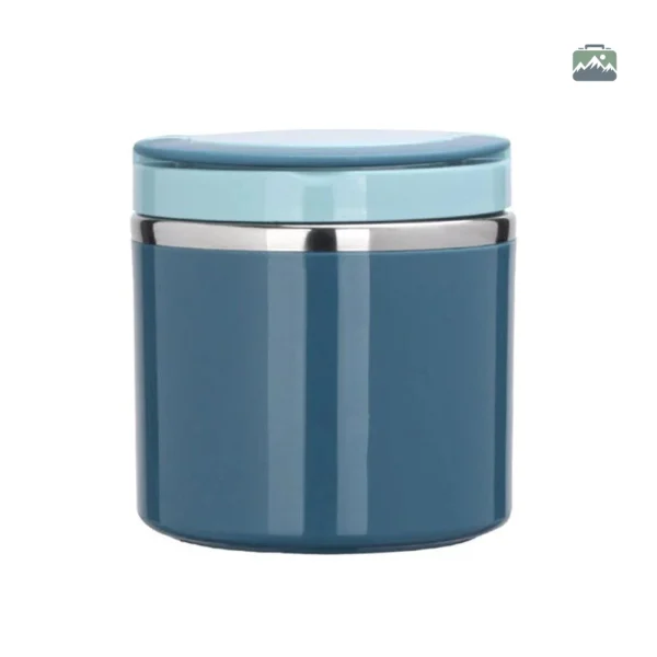 boite-repas-isotherme-bleue-1 Lunch box isotherme inox bleue