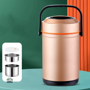 Boîte repas chaude rose, pratique et élégante