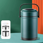 Boîte repas chaude et isotherme de couleur verte