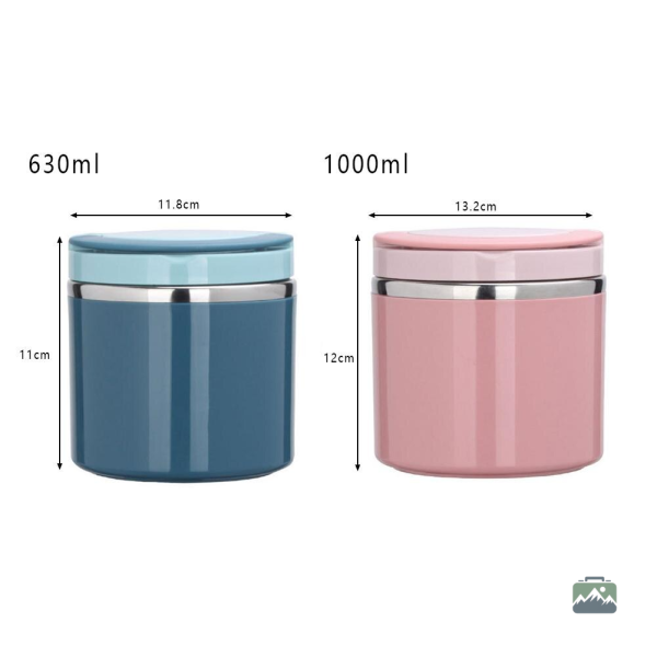 Conteneur repas isotherme élégant rose
