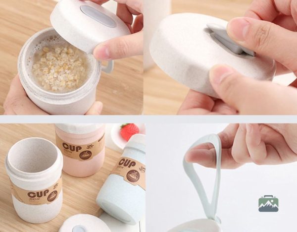 Contenant pour soupe blanc