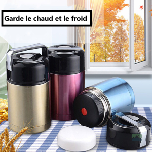 Lunch Box Isotherme dorée pour repas chaud